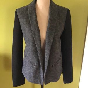 NWT Ann Taylor Felted Wool Colorblock Jacket S4